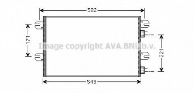 AVA QUALITY COOLING iv5063 -  Конденсатор, кондиционер
